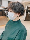 【横須賀中央　AGU】マッシュショートパーマハンサムショート