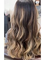 ヘアーアンドメイク グルック(hair&make Gluck)&nbsp;エアタッチバレイヤージュ・ハイライトMIX