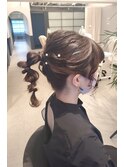ポニーテール☆ヘアセット/ヘアメイク/渋谷/表参道/外苑前/東京