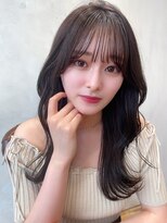 アフロート ルヴア(AFLOAT RUVUA)&nbsp;るなstyle 20代30代40代 ゆるふわ韓国風ヘア くびれヘア 顔周り