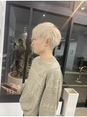 10代30代メンズ メンズ ブリーチ ハイトーン ホワイト