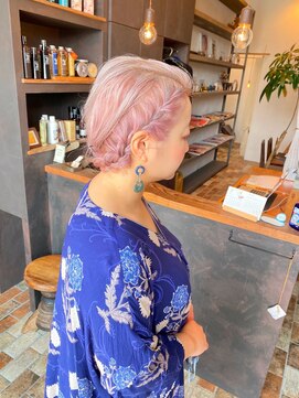 ベランダ(veranda) インナーカラー　highピンク