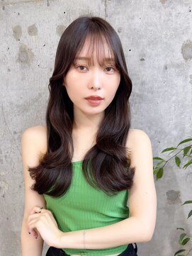 シーシンジュク 新宿南口(Sea shinjuku) 韓国風前髪×チョコレートカラー【髪質改善/新宿/大人ガーリー】