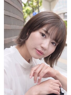 アレックス 西神中央店(alex) 外ハネボブ×グレージュカラー10代20代30代40代