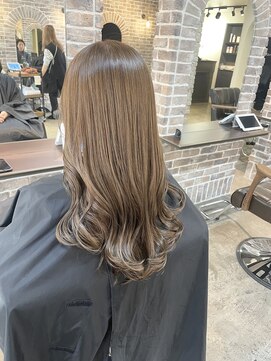 アクロ あべの店(ACRO) 【ブリーチなし】明るめミルクティ