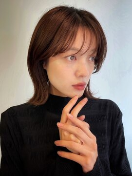 シーバイトリコ 市川(SEA by tricot) 外ハネミディアム/シースルーバング