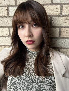 トリッカ 代官山(tricca) 【tricca代官山】ショコラブラウン/透け感/ミディアム