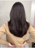 韓国ヘアイメチェンハッシュカット似合わせカットレッドブラウン