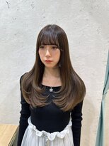 ロンドプランタン 恵比寿(Lond Printemps)&nbsp;ワンカールでかわいいレイヤーカット　グレージュカラー