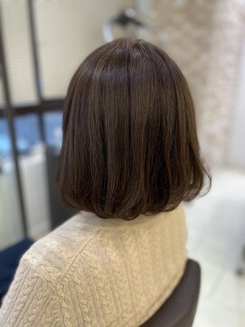 マニッシュ 三鷹駅前店 ベージュブラウン×ボブ