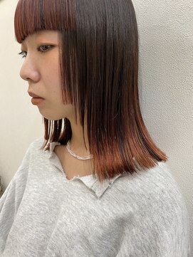 ルーチェ(LUCE for hair.) ぱっつんオレンジ