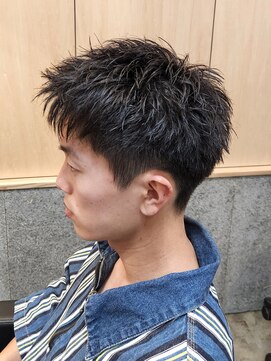 ニアウ 伊勢崎連取店(Niau) 刈り上げショートボックススパイキーショートメンズ