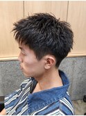 刈り上げショートボックススパイキーショートメンズ