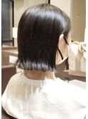 #バッサリ30cm#切りっぱなしボブ#金沢文庫FLOOR hair&spa