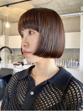 ハイジア(hygea) [hygea]くすみベージュ　モカブラウン　大人ボブ[薬院/警固]