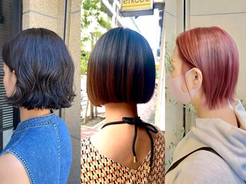 ロノ(LONO)の写真/【ショート＆ボブStyleならお任せ◎】顔周りのカットにこだわった360°どこから見ても美フォルムが叶う◇