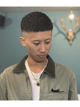 ソバー(SOBER) クロップ濡れパン