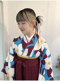卒業式着付け＊カチモリヘアアレンジ