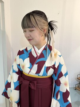 ネオリーブセブン 御茶ノ水店(Neolive 7) 卒業式着付け*カチモリヘアアレンジ