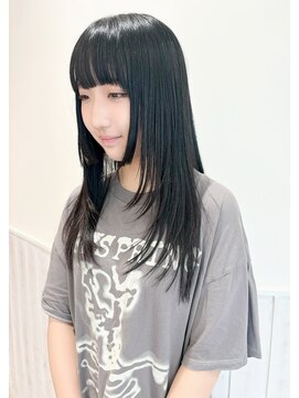 ネオリーブカップ 町田店(Neolive capu) 黒髪レイヤー　メルティカラー　似合わせカット