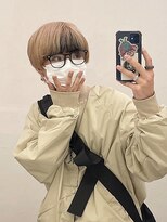 ルクール ヘアー プレジー(Le Coeur HAIR Plaisir)&nbsp;ミルクティーベージュ×バングブラック