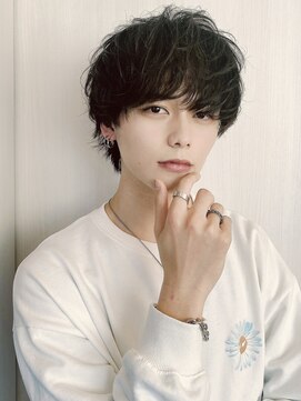 ユーフォリア 渋谷グランデ(Euphoria SHIBUYA GRANDE) ラウンドマッシュ　女子ウケ　ニュアンスパーマ