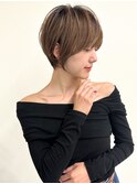 大人可愛い30代40代50代ボブ/ショートカット/白髪染め白髪ぼかし