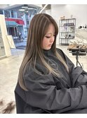 筋感たっぷりハイライトカラー/藤沢