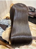 美髪縮毛矯正×透明感ナチュラルオリーブ