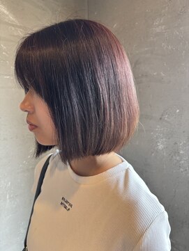 イチパーセント ヘアメイクアップ 1％ HAIR MAKE UP モカブラウングラボブ