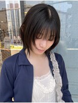 ボコカ(bococa)&nbsp;【Vicky指名】レイヤーボブ　暗めグレージュ　向ヶ丘遊園