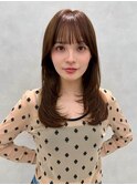 レイヤー/ネビージュ/韓国ヘア/イメチェン/縮毛矯正/中野/