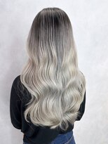 アルバム 渋谷パルコ(ALBUM)&nbsp;ロング顔周りレイヤーホワイトグレージュ美髪韓国ヘア_ba551722