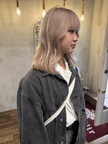 ジルバイジゼル(JILL by GiseL)&nbsp;ミディアム ハイトーン ミルクティーベージュ 10代20代