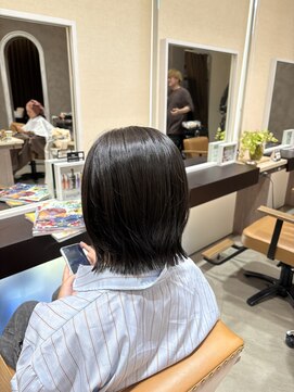ヘアーアンドビューティーショップ エボルティー(hair&beauty shop EvoLuty) ボブレイヤー