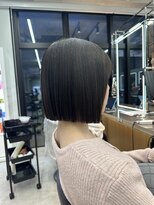 ロンドルピナス 小倉(Lond Lupinus)&nbsp;ミディアムヘア暗めカラー/デザインカラー/フェイスフレーミング