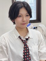 クレム 博多駅店(ChLem)&nbsp;ハンサムショート　前髪長めショート　博多美容室