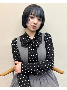 ヨーク(yoke) レイヤーボブ/bob/デザインカラー