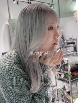シェリ ヘアデザイン(CHERIE hair design) 《suu.02》silver gray【sheercolor】