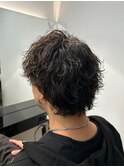 【リアルお客様スタイル】波巻きウルフ