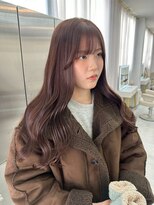 ユイマァル 岡山店(YUIMARL)&nbsp;スーパーロングレイヤー20代30代40代柔らかラベンダーカラー