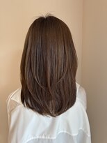 リノア 鵠沼海岸(LINOA)&nbsp;大人ガーリー　ダークアッシュ　似合わせカット