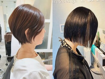 ケアアンドデザイン 今里本店(care&design fulfill)の写真/【今里駅1分☆】乾かすだけで決まる再現性のあるカット♪伸びてもキレイで長持ちな大人ショートも好評◎