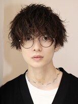 ルーシー 福岡大名店(LUCEY)&nbsp;ツイストスパイラルパーマ波巻きパーマメンズカットメンズパーマ