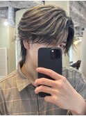 毛流れセンターパート