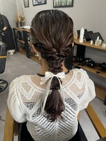 ウェイビー 桜木町店(WAVY) 【WAVY hair set】結婚式ヘアセット編みおろし
