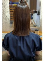 ヘアメイクアモーレ 光の森店(Hair Make Amore)&nbsp;オリーブマロンベージュ×髪質改善縮毛矯正