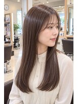 ネイヴスヘアー 香椎照葉店(Neivs Hair)&nbsp;艶めく髪質改善ストレート 大人上品ロング
