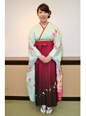 卒業式。着付け&ヘアメイク