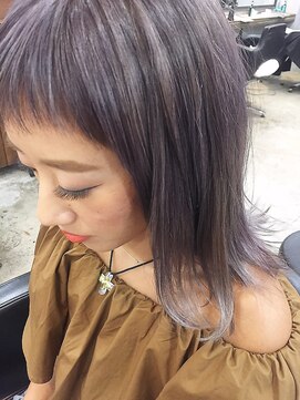 ルモア(RUMOR) Rumor×ハイライトパープルアッシュ☆